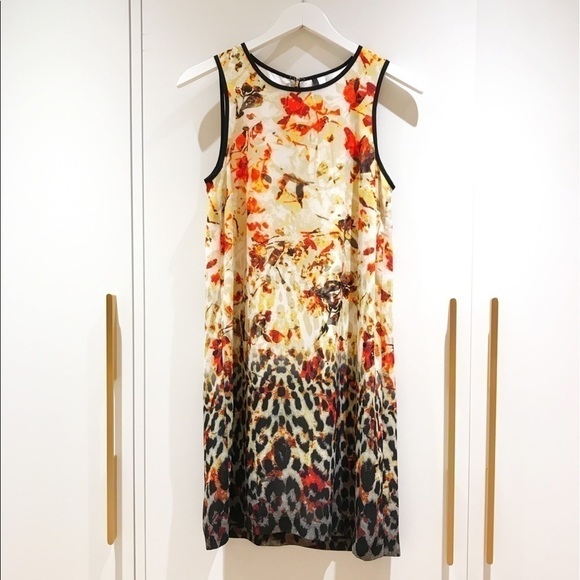KENSIE Ombré Animal Floral Print Shift Dress - Picture 4 of 8